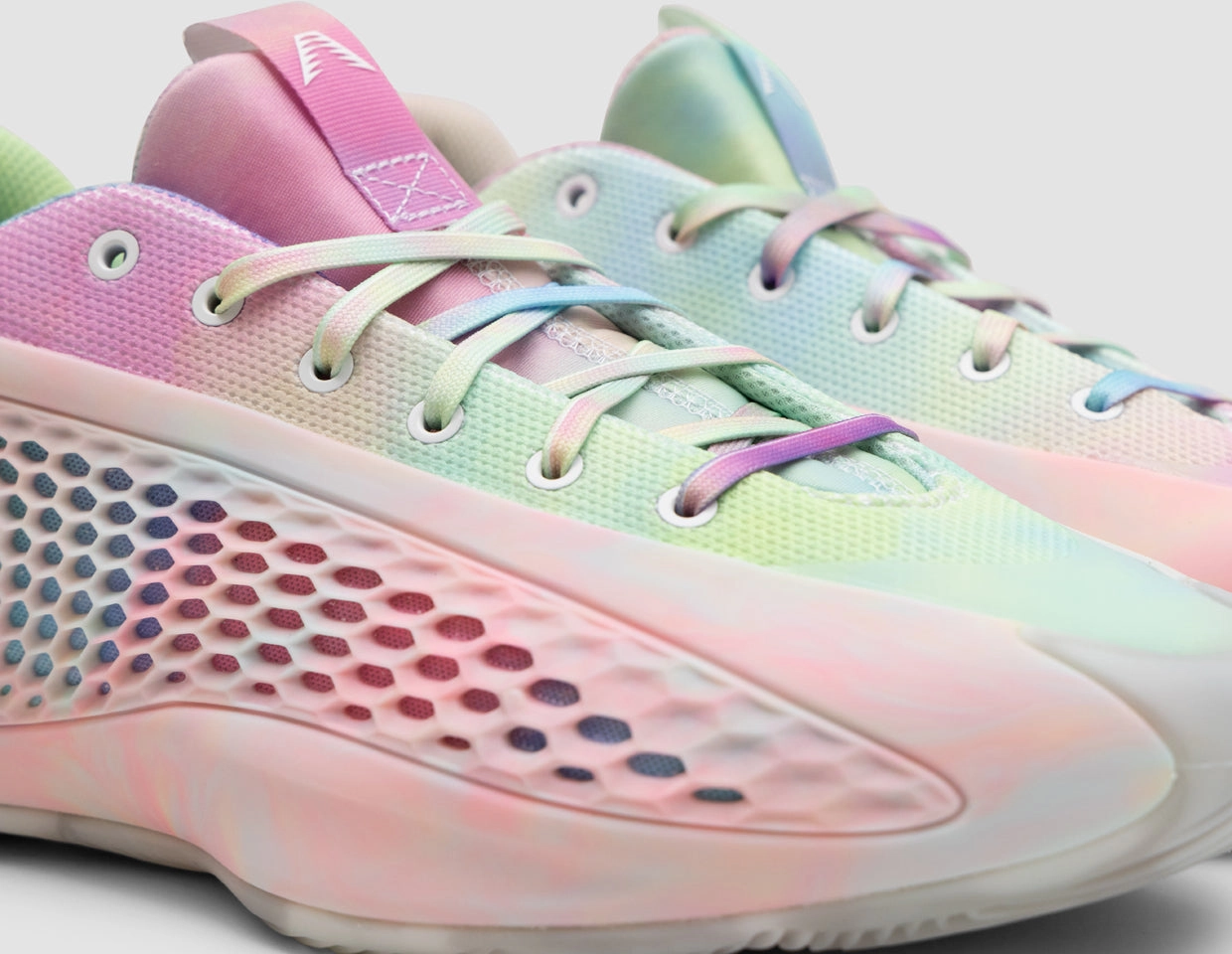 adidas Anthony Edwards 1 Low Cloud White / Acid Orange - Bliss Pink