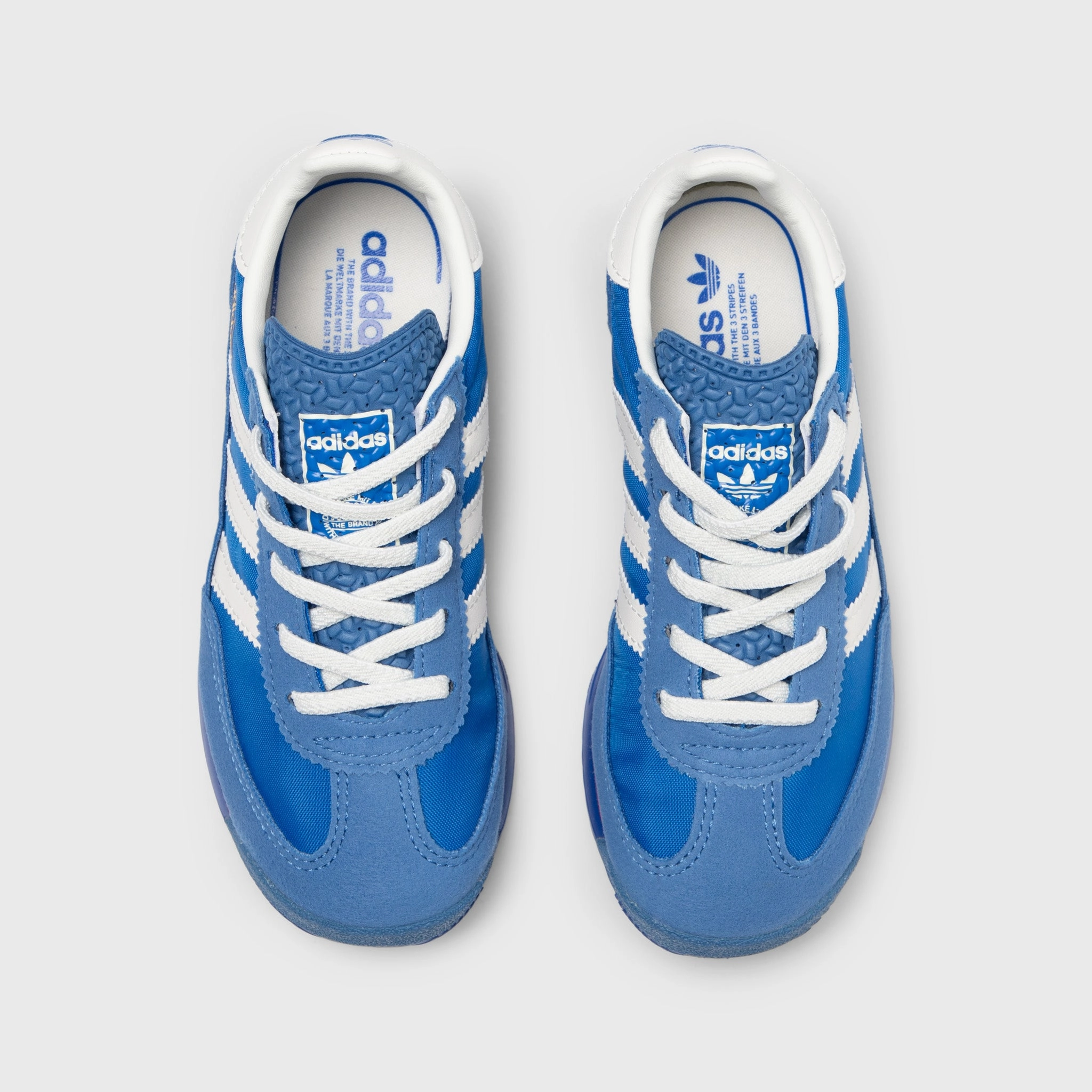 adidas Children's SL 72 Blue / Core White - Better Scarlet