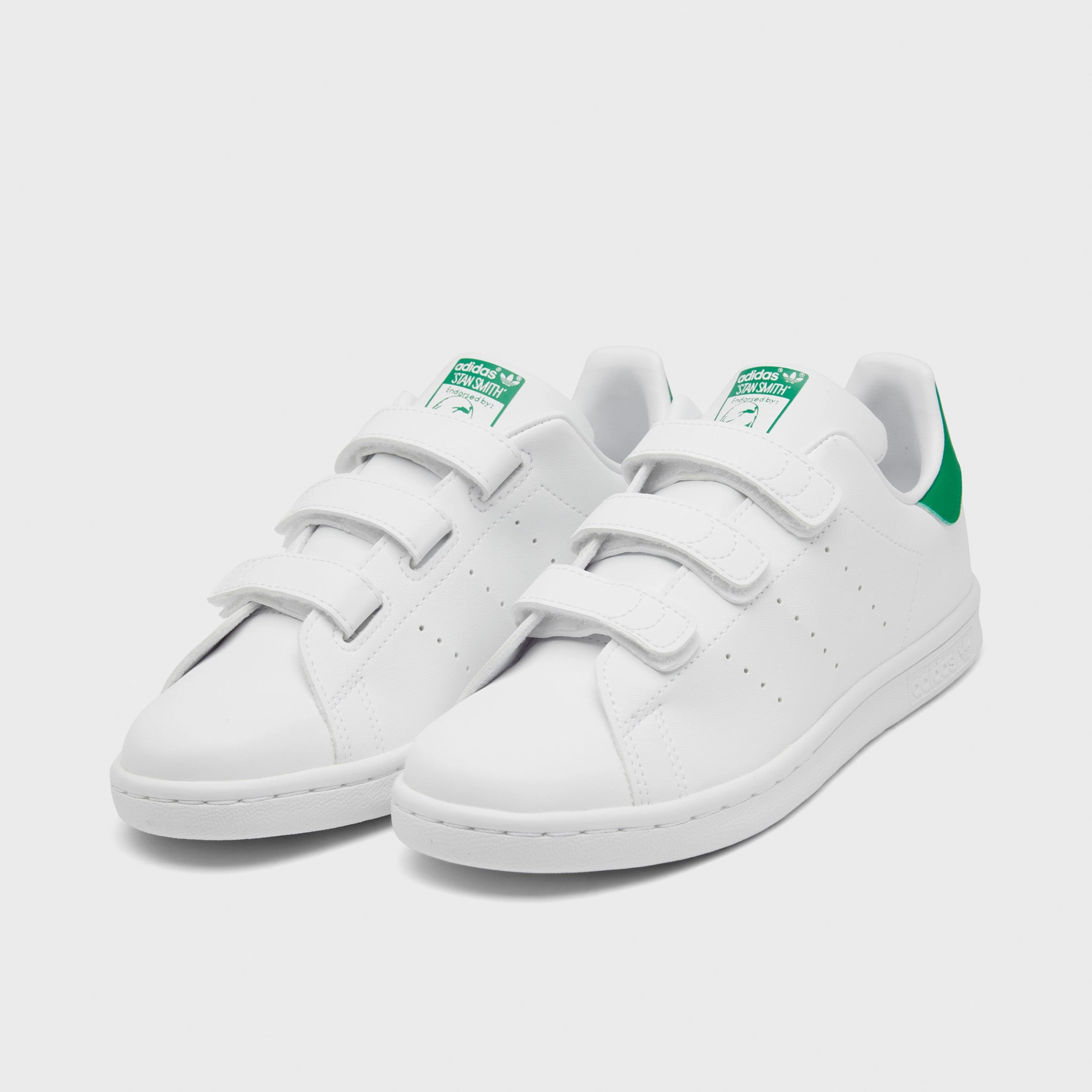 adidas Originals Children's Stan Smith Cloud White / Cloud White - Green