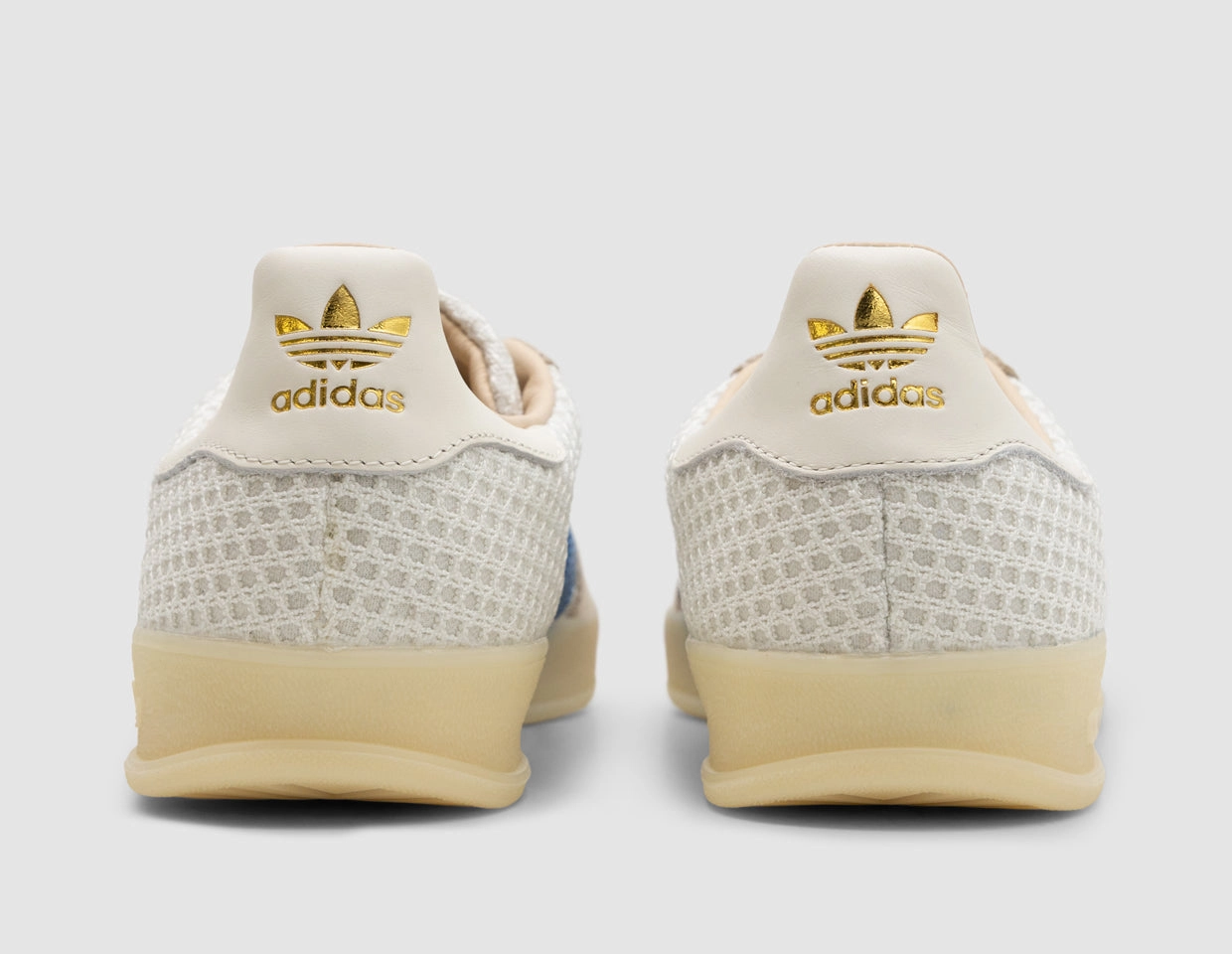 adidas Originals Gazelle Indoor Off White / Focus Blue - Warm Vanilla