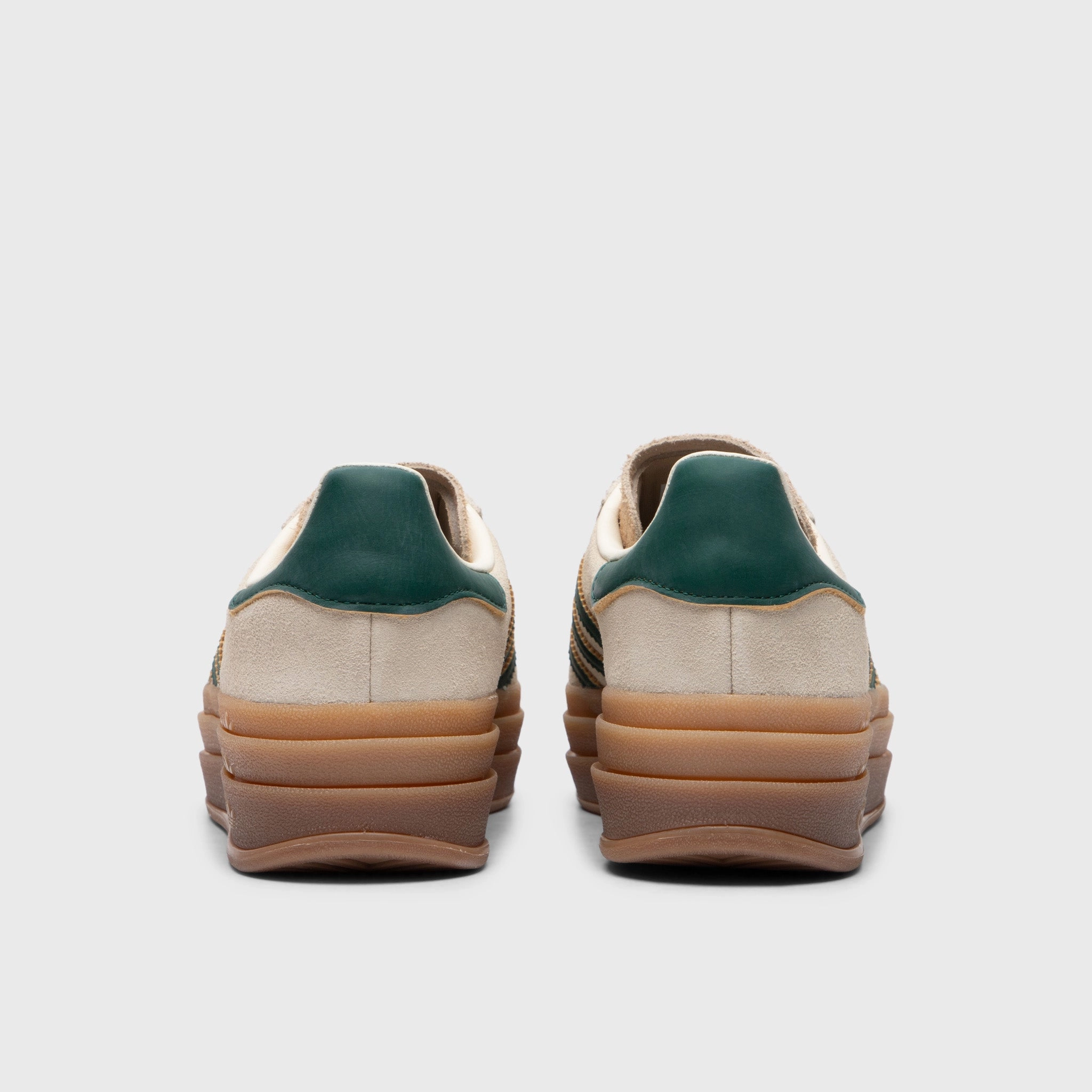 adidas Originals Women's Gazelle Bold Cream / White - Collegiate Green