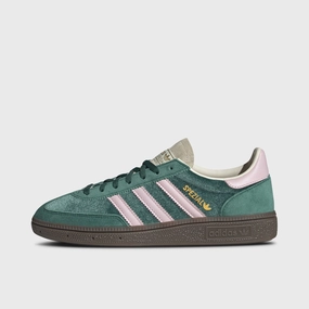 adidas Women's Handball Spezial Collegiate Green / Clear Pink - Cream White