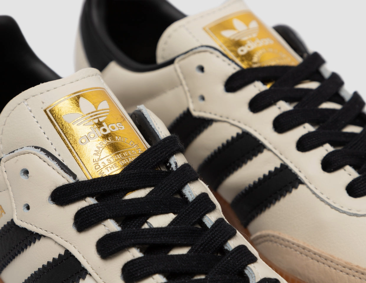 Adidas Women's Samba OG Cream White / Black - Sand