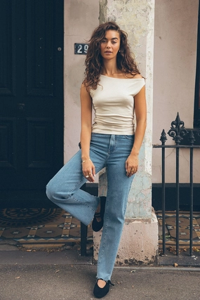 All About Eve Jacqui Wide Leg Heritage Blue