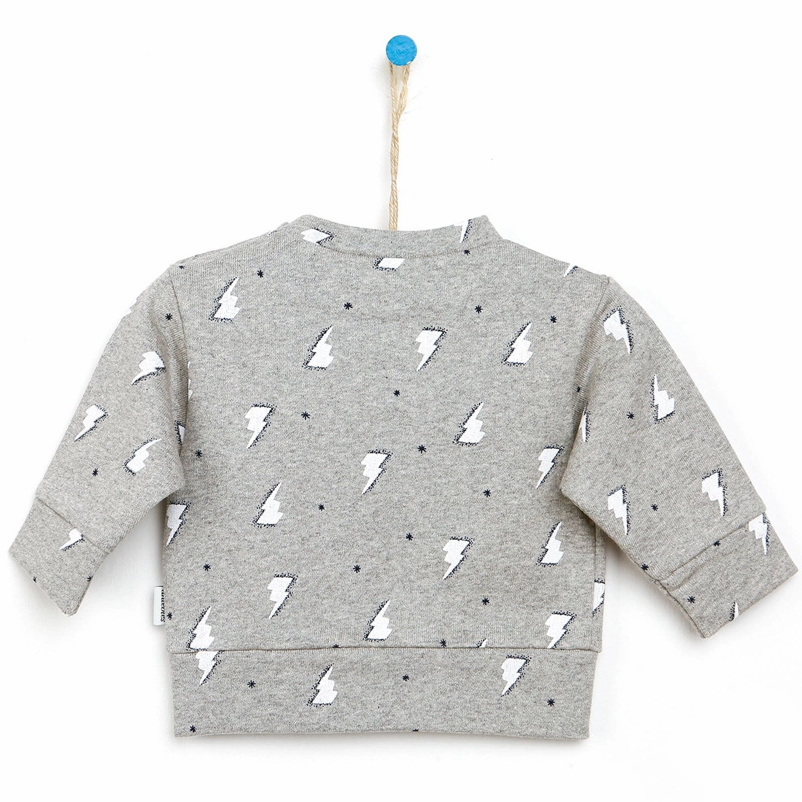 Antebies Newborn Sky Organic Sweatshirt - Grey