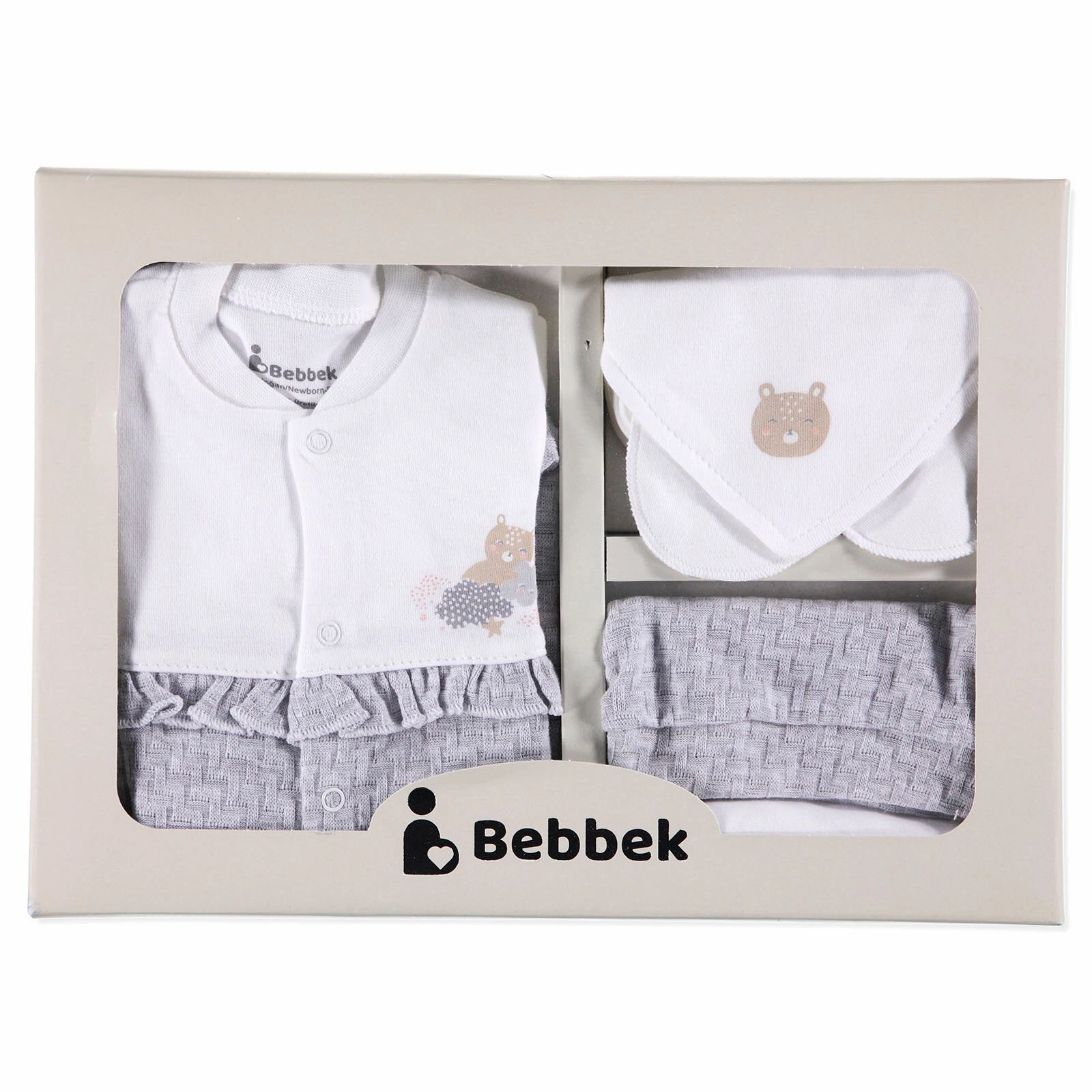 Bebbek Baby Girl 5 Pcs Newborn Gift Starter Set