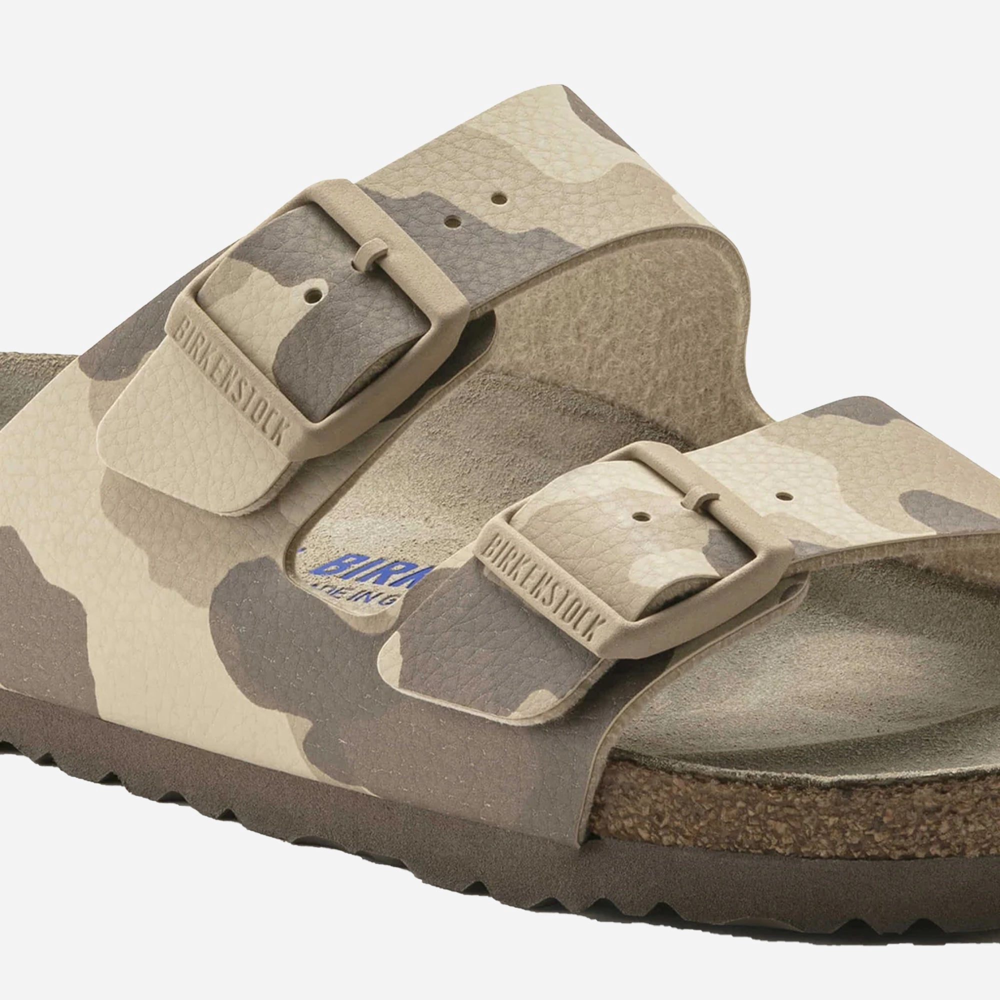 Birkenstock | ARIZONA SOFT FOOTBED BIRKO-FLOR  { MULTI/DESERT SOIL GREY