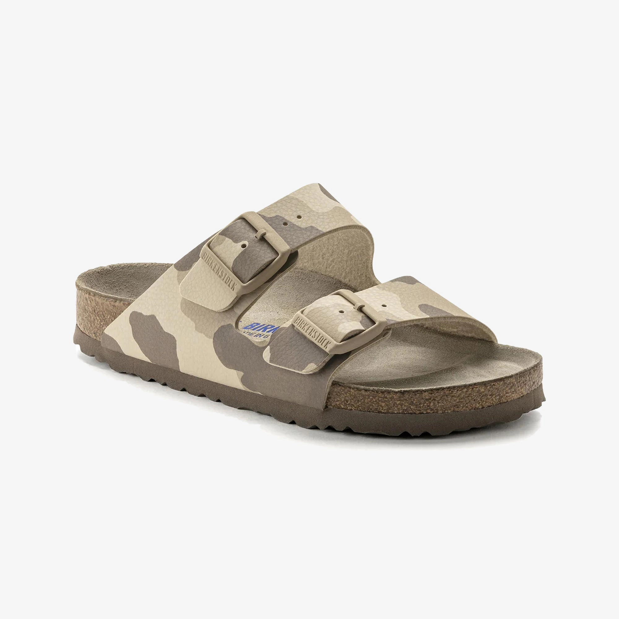 Birkenstock | ARIZONA SOFT FOOTBED BIRKO-FLOR  { MULTI/DESERT SOIL GREY