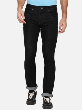 Black Washed Narrow Fit Jeans | Greenfibre