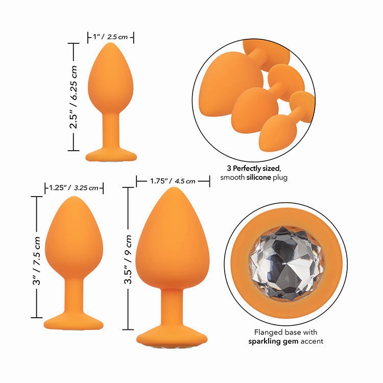 Cheeky Gems Silicone Anal Training Set