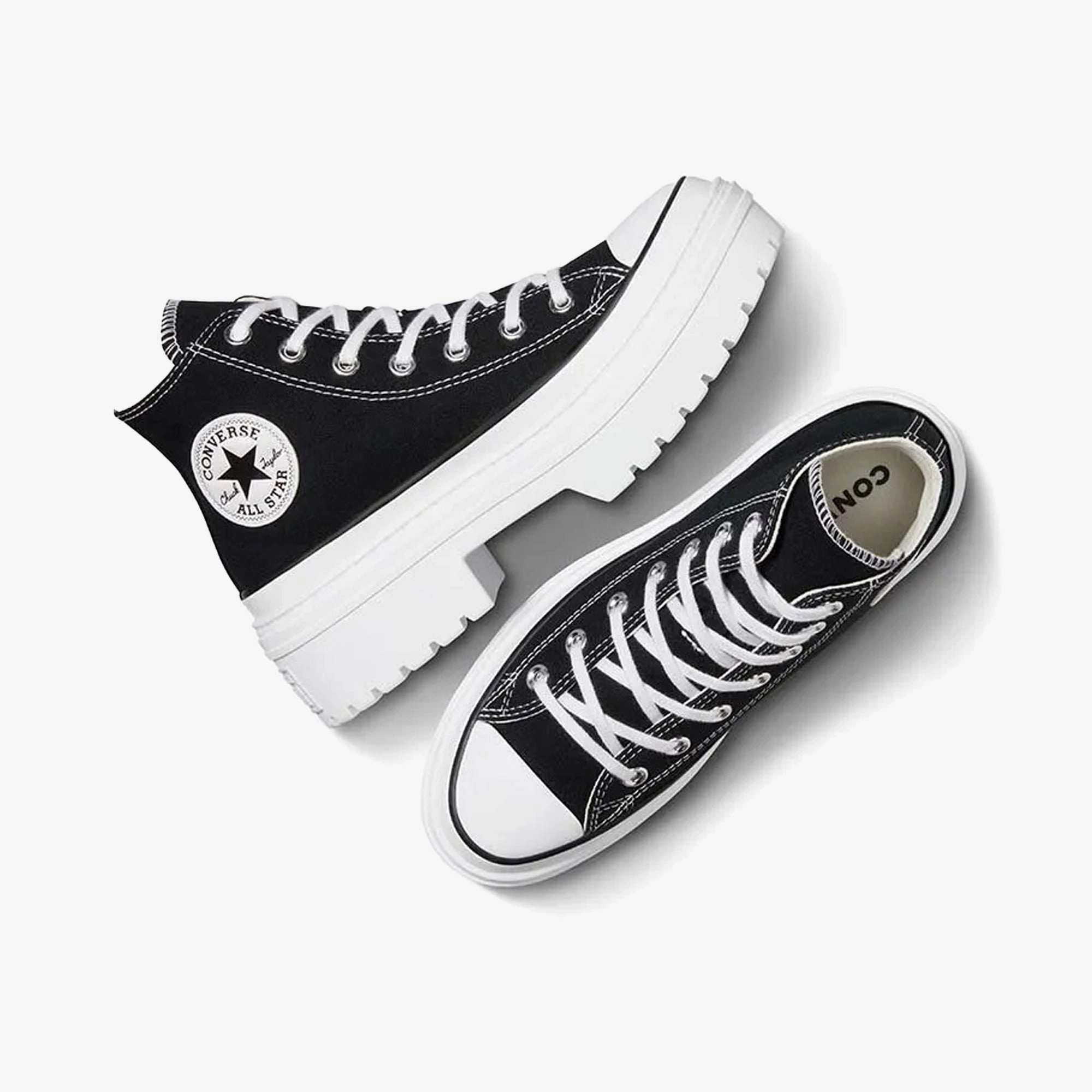 Converse | CHUCK TAYLOR ALL STAR LUGGED HEEL PLATFORM { BLACK/BLACK/WHITE