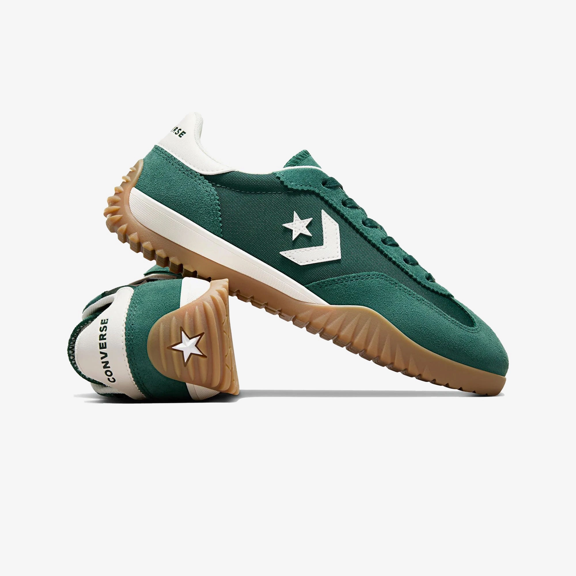 CONVERSE | RUN STAR TRAINER LOW { GREEN/EGRET/WHITE