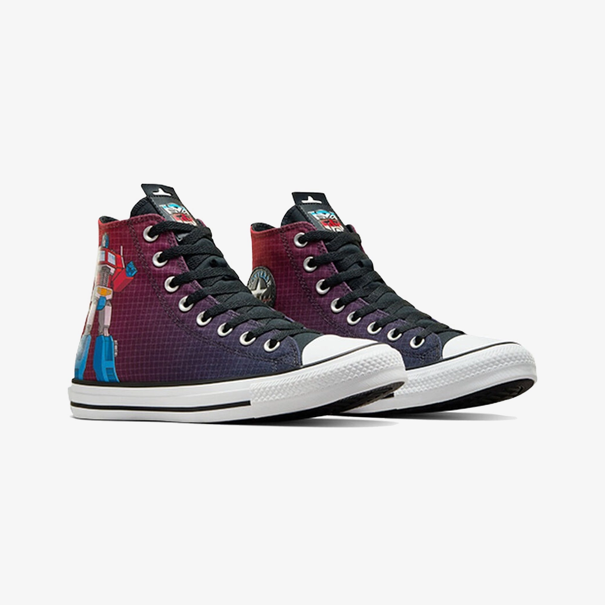 Converse | x TRANSFORMERS CHUCK TAYLOR ALL STAR AUTOBOTS { BLACK/FEVER DREAM/WHITE