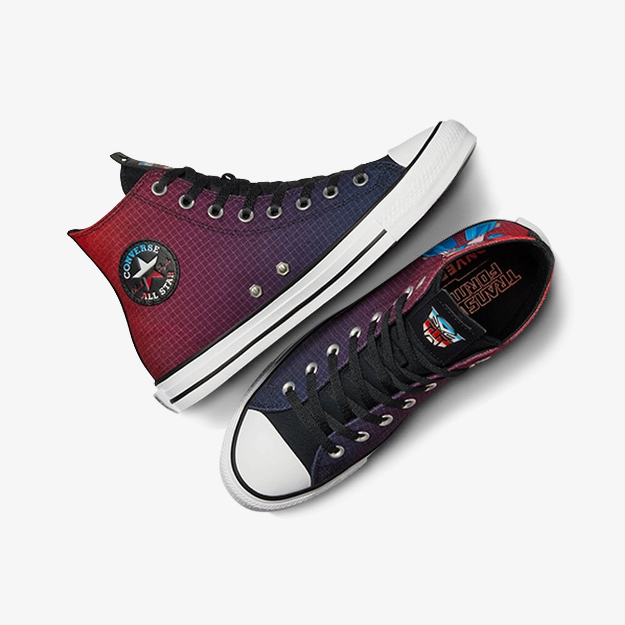 Converse | x TRANSFORMERS CHUCK TAYLOR ALL STAR AUTOBOTS { BLACK/FEVER DREAM/WHITE