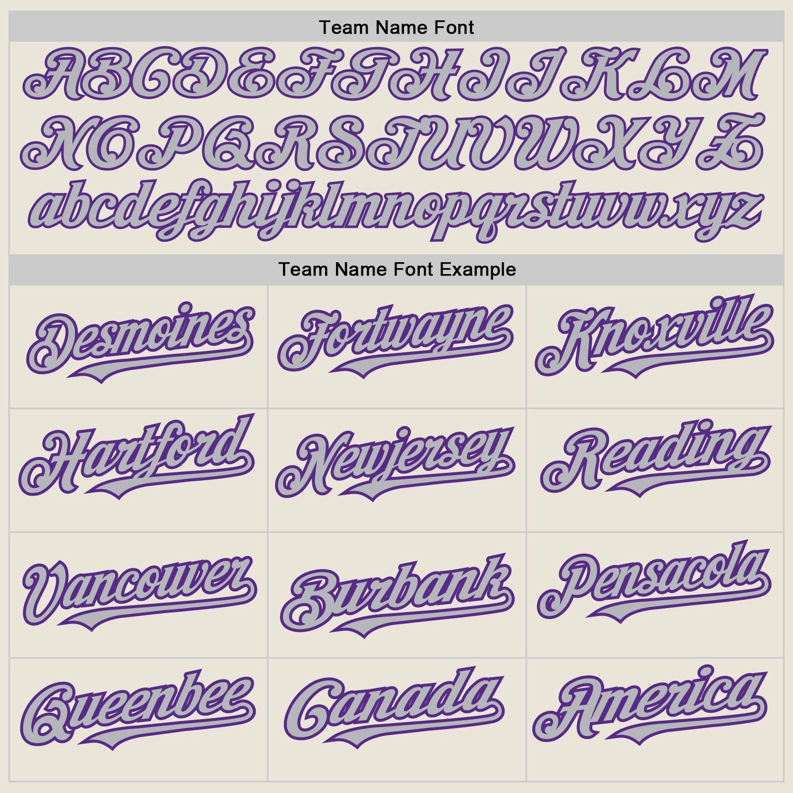 Custom Cream Gray-Purple 3 Colors Arm Shapes Authentic Baseball Jersey