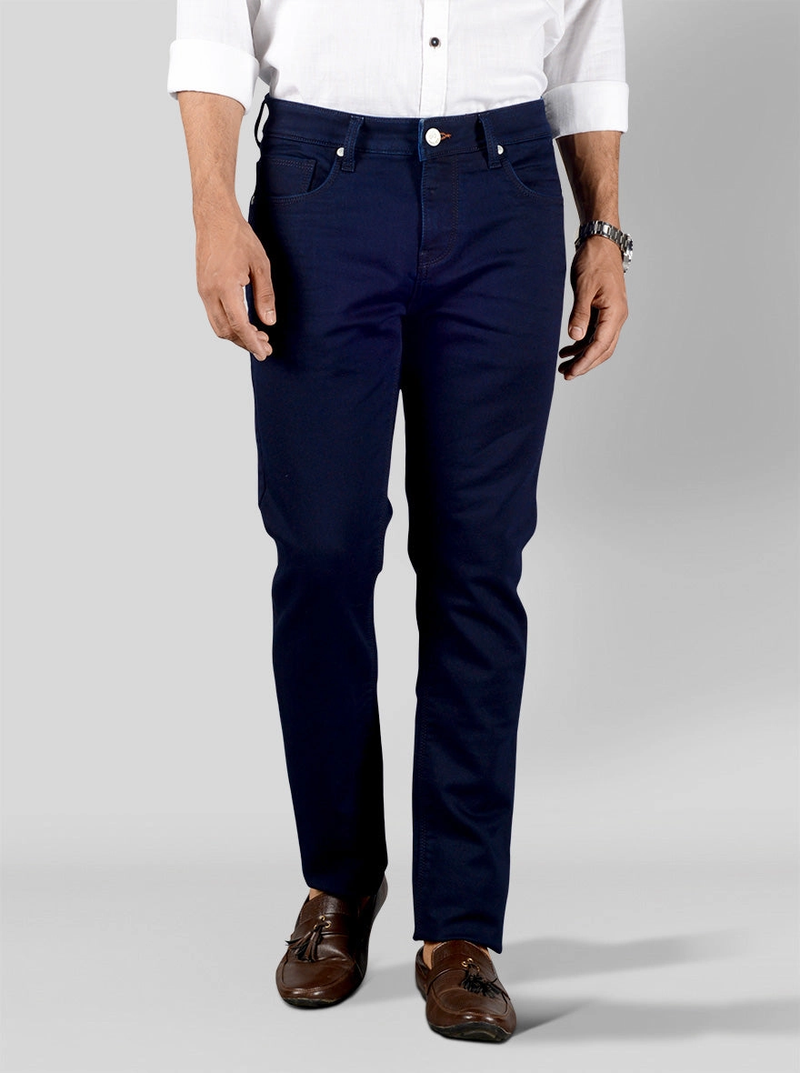 Deep Blue Slim Fit Jeans | JadeBlue