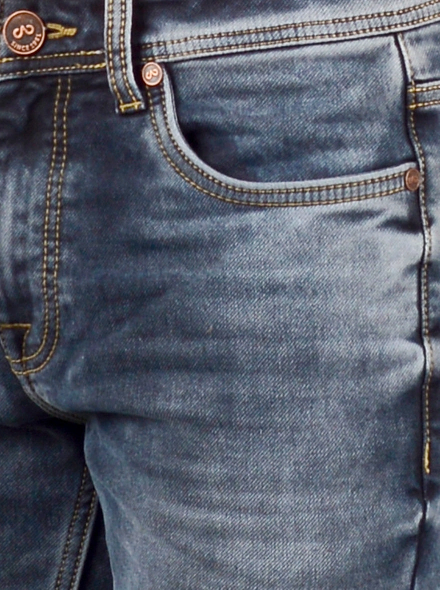 Flint Stone Washed Slim Fit Jeans | JadeBlue