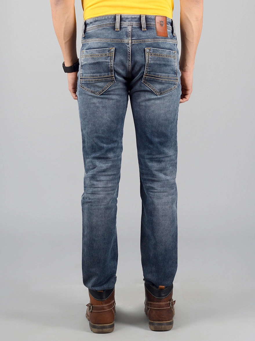 Flint Stone Washed Slim Fit Jeans | JadeBlue