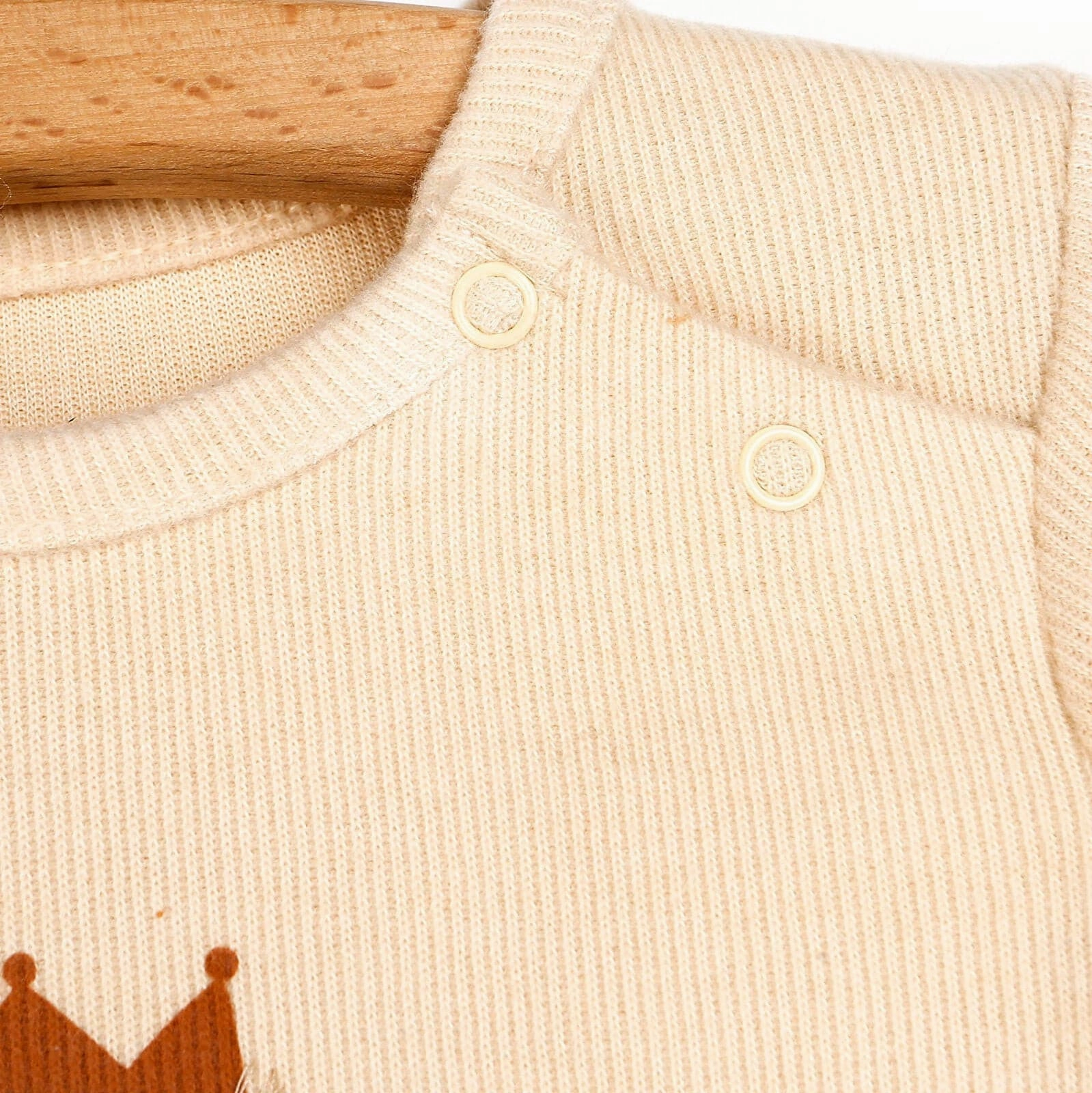 HelloBaby Sweatshirt-Vest-Bottom - Brown