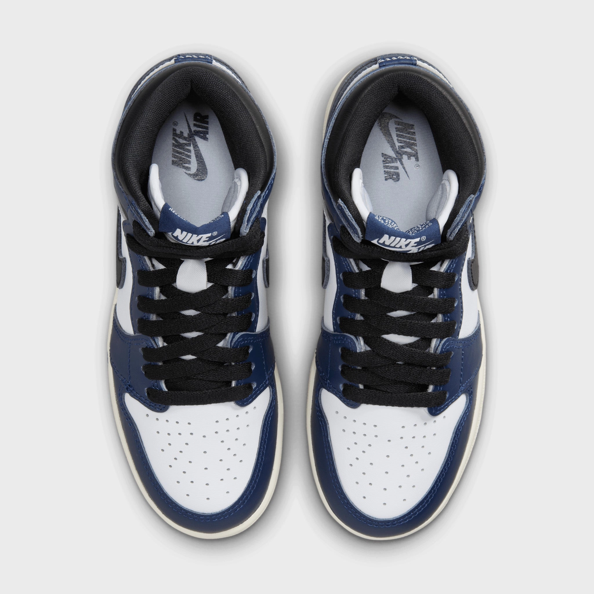 Jordan 1 High OG GS Midnight Navy / Black - White