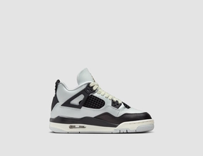 Jordan 4 Retro GS Pure Platinum / Metallic Gold - Black