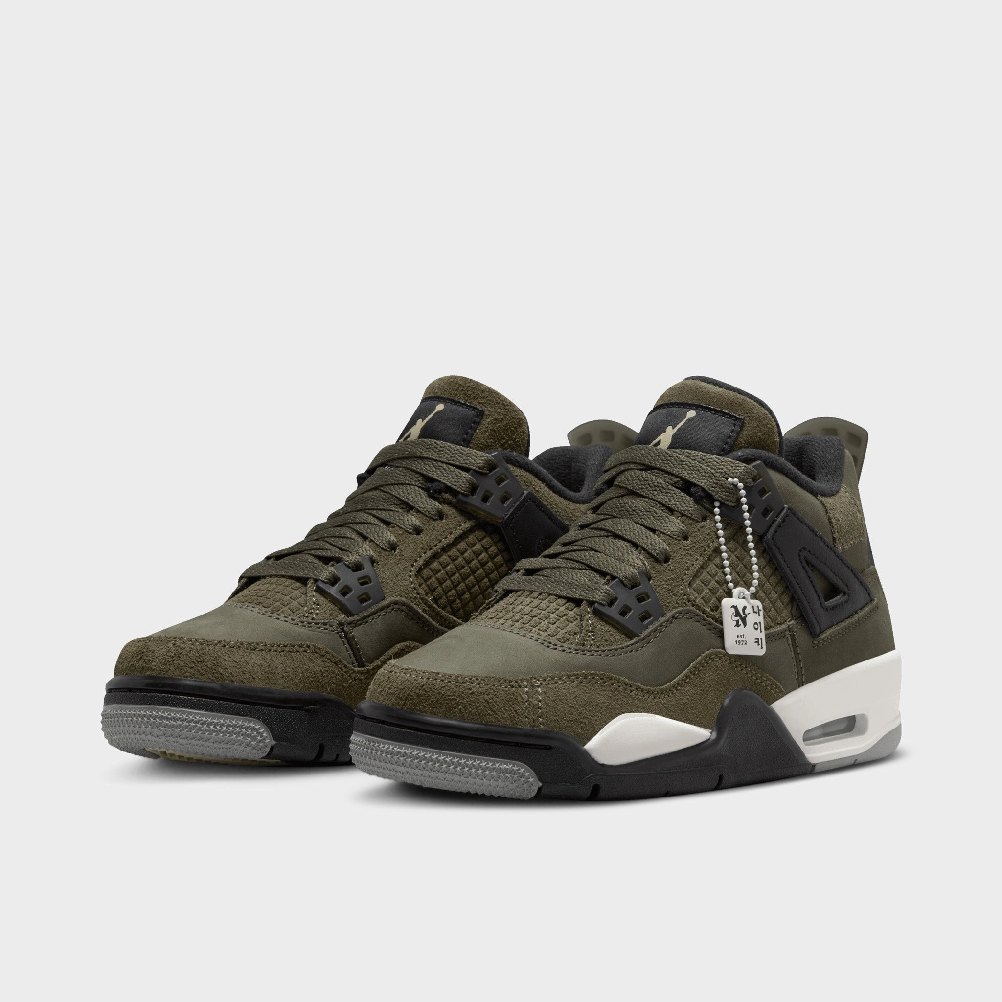 Jordan 4 Retro SE Craft GS Medium Olive / Pale Vanilla - Cargo Khaki