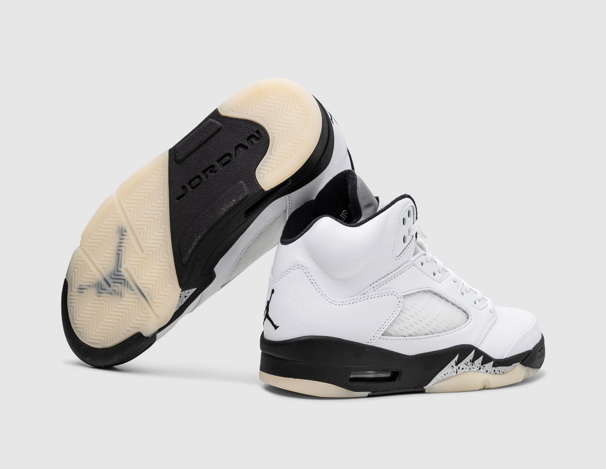 Jordan 5 Retro White / Black - Sail