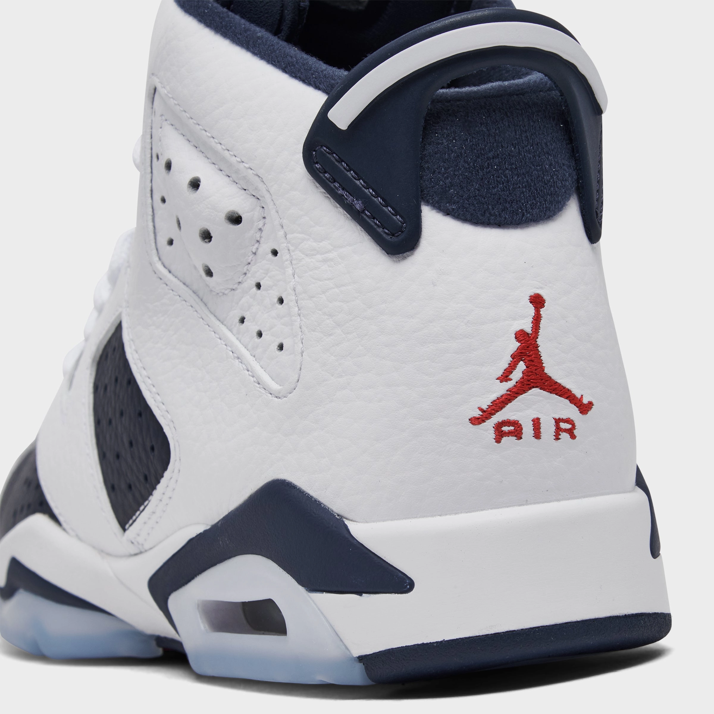 Jordan 6 Retro GS White / Varsity Red - Midnight Navy