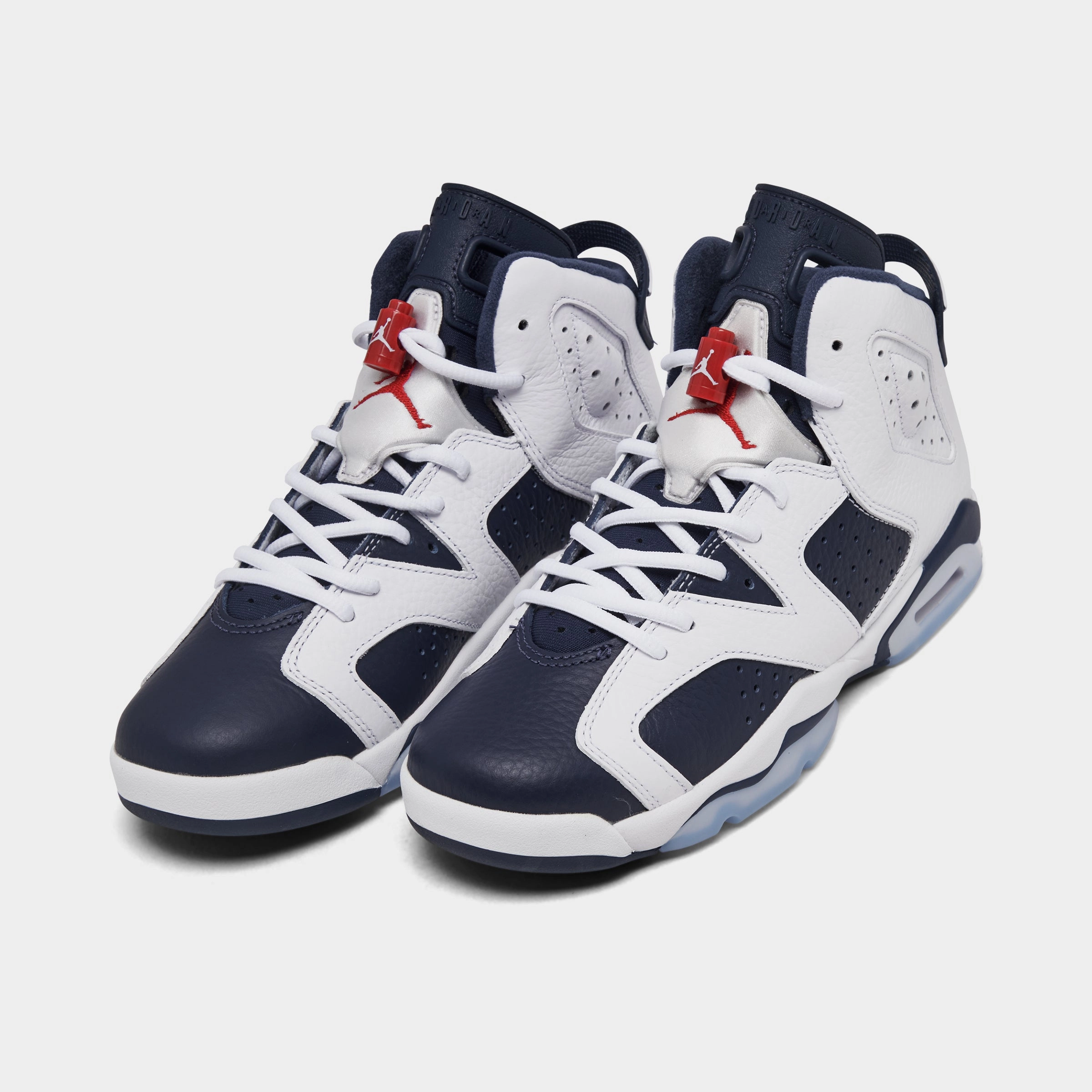 Jordan 6 Retro GS White / Varsity Red - Midnight Navy