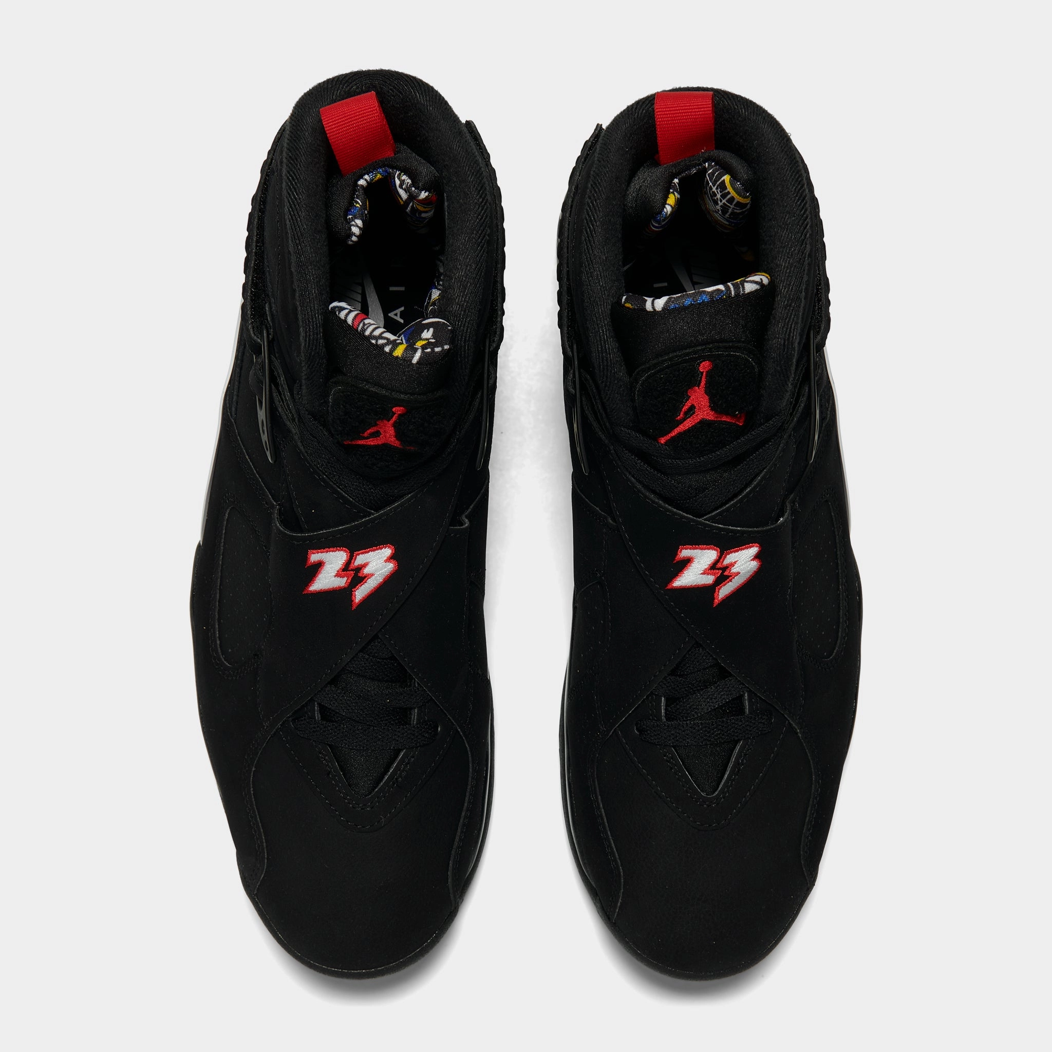 Jordan 8 Retro Black / True Red - White
