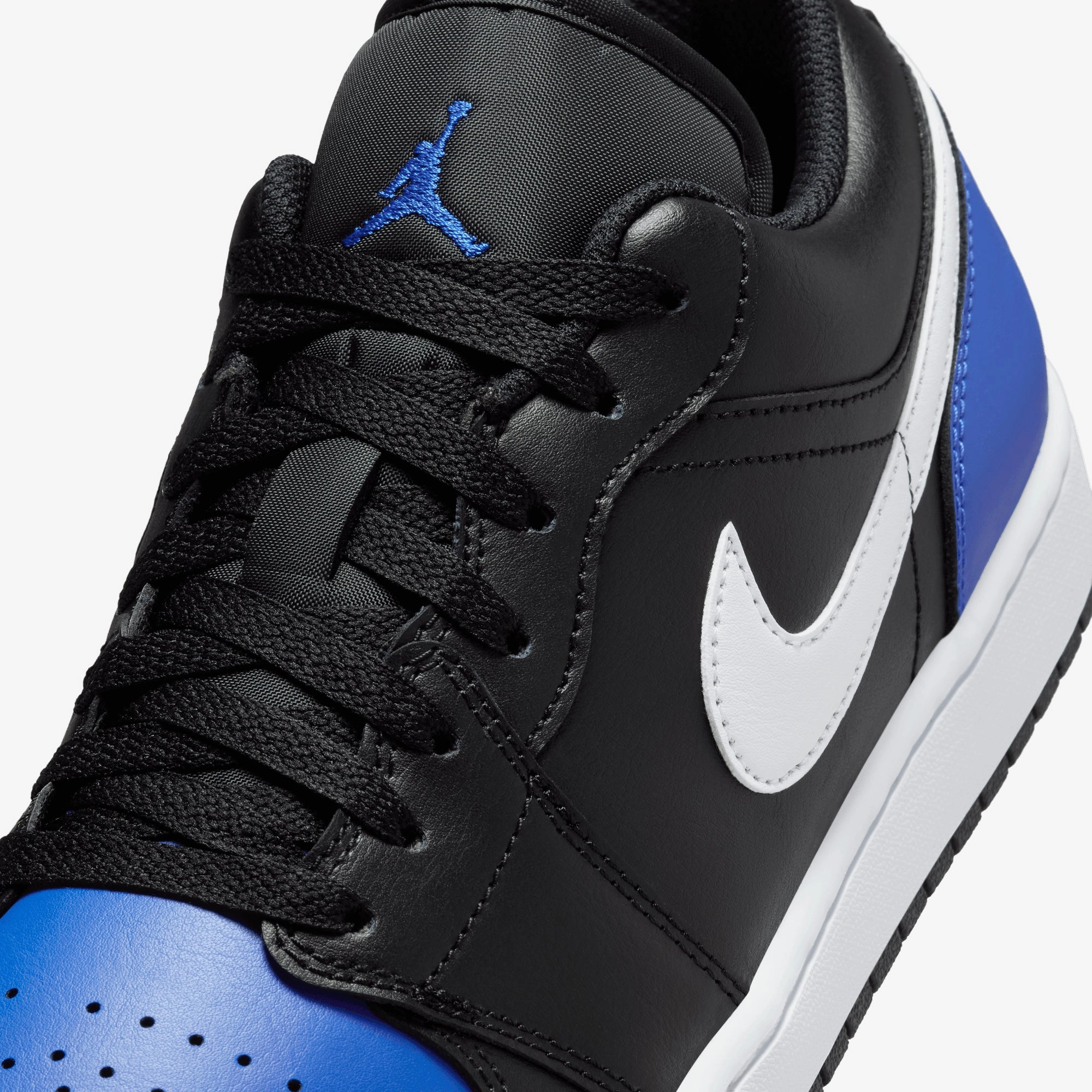 JORDAN | AIR JORDAN 1 LOW { BLACK/WHITE-GAME ROYAL