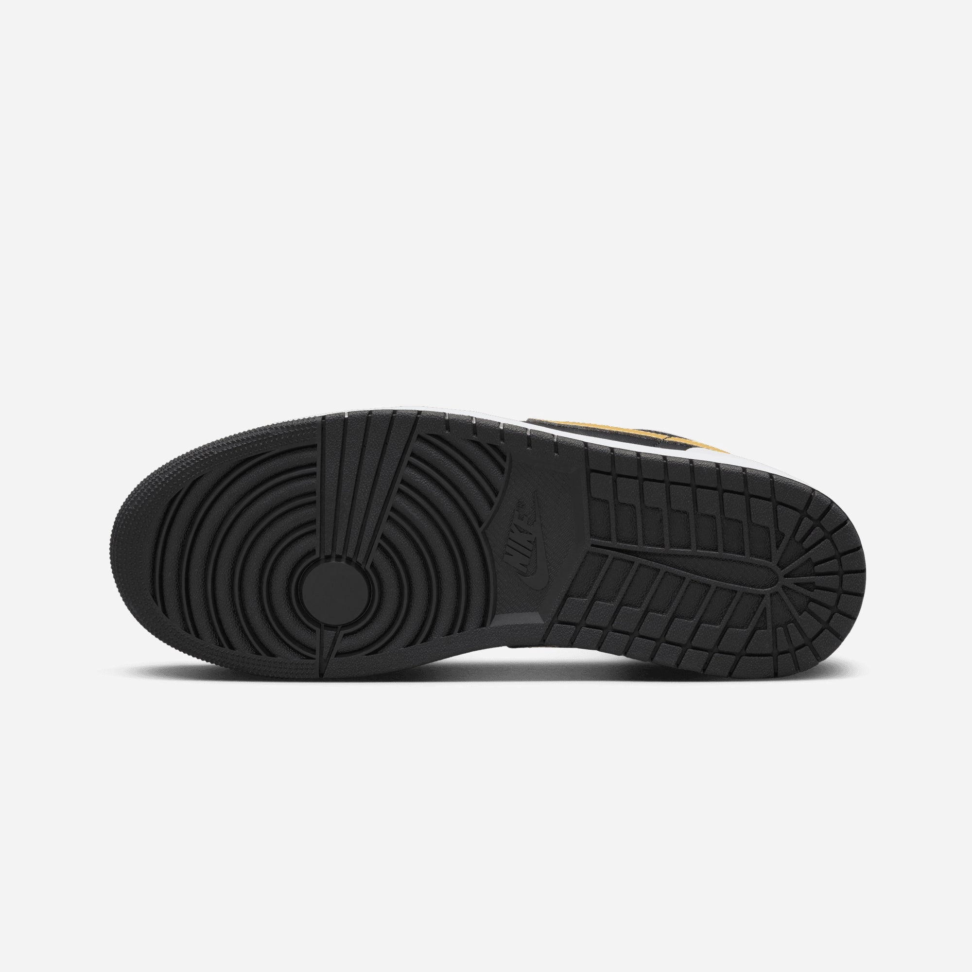 JORDAN | AIR JORDAN 1 LOW { WHITE/METALLIC GOLD-BLACK