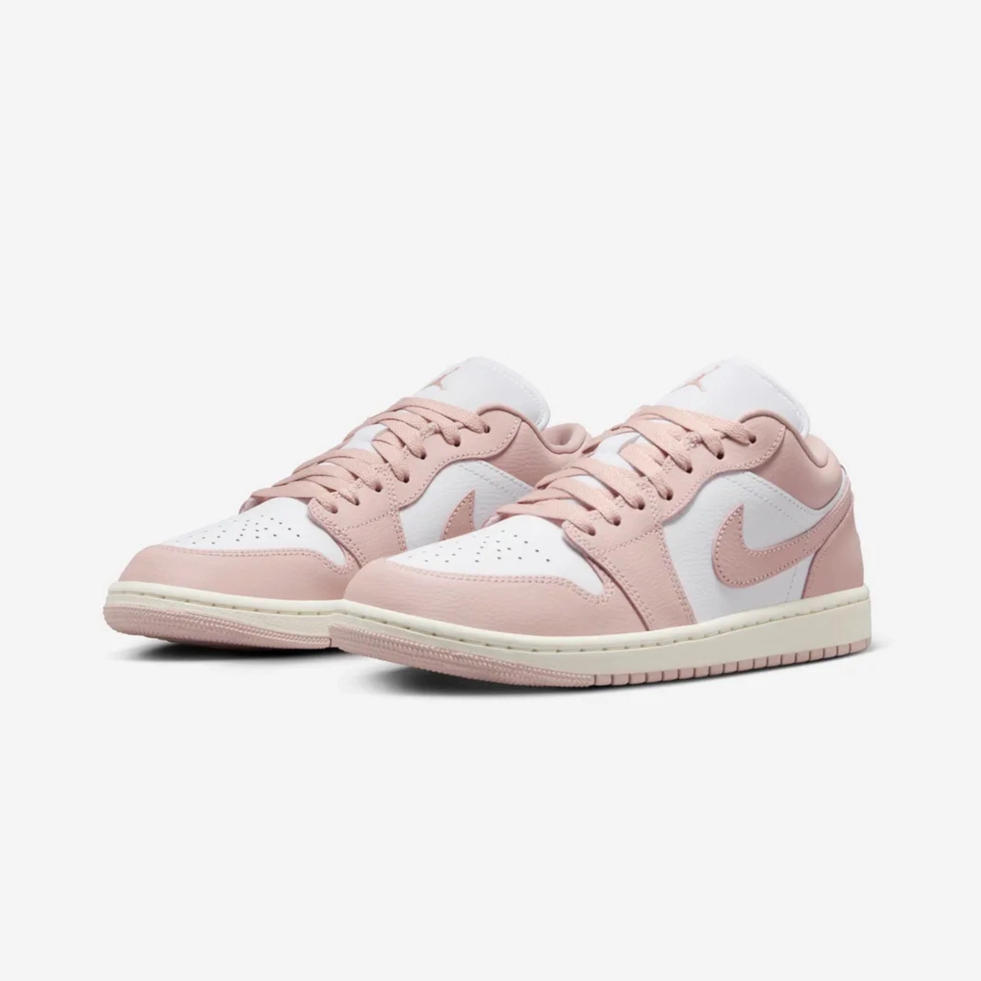 Jordan | AIR JORDAN 1 LOW { WHITE/PINK OXFORD-SAIL