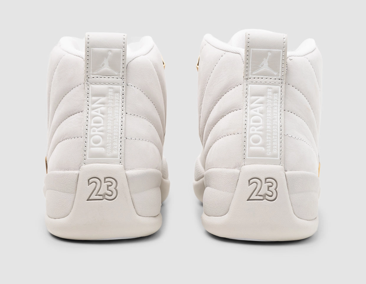 Jordan Women's 12 Retro Phantom / Metallic Gold - White