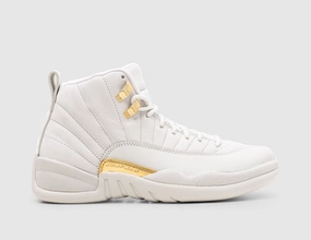 Jordan Women's 12 Retro Phantom / Metallic Gold - White