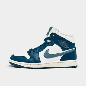 Jordan Women's 1 Mid Sky J French Blue / Sail - Ozone Blue