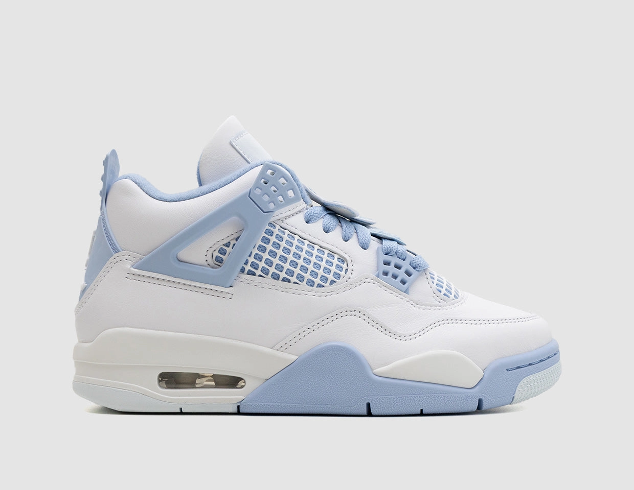 Jordan Women's 4 Retro White / Aluminum - Blue Tint