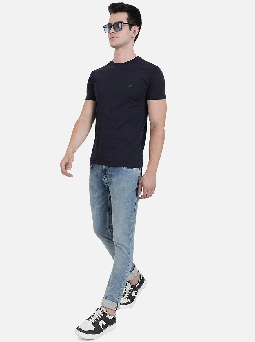 Light Blue Washed Slim Fit Jeans | JadeBlue