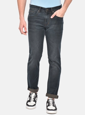 Light Blue Washed Straight Fit Jeans | JadeBlue