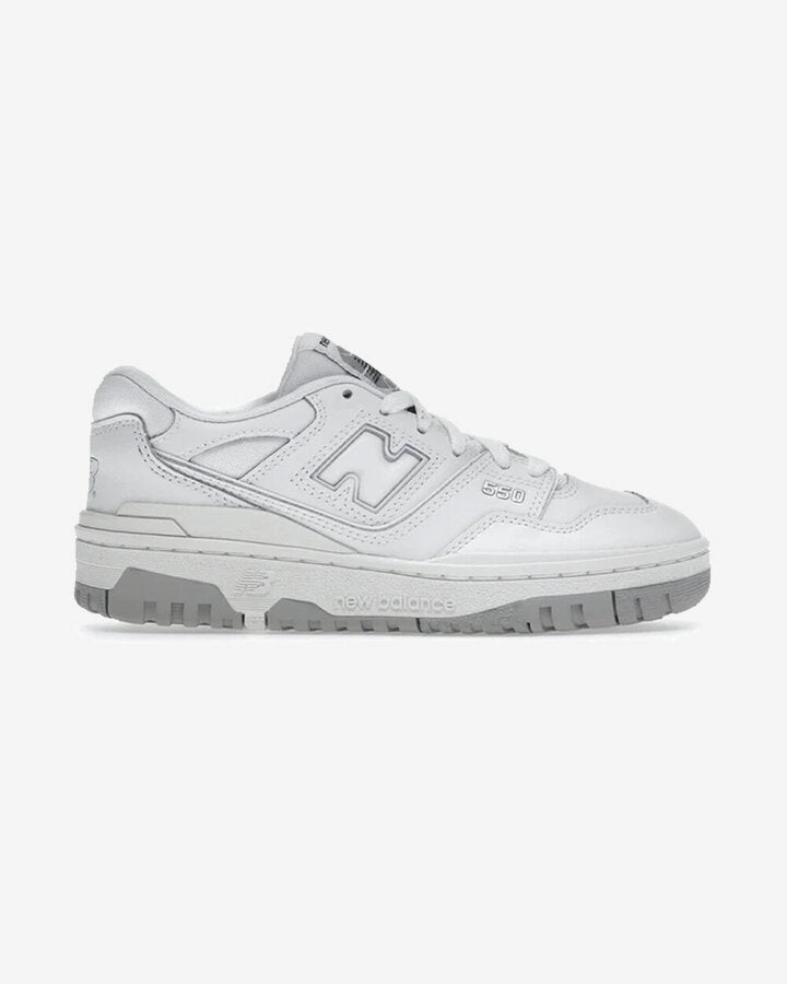 NEW BALANCE 550 GS WHITE GREY
