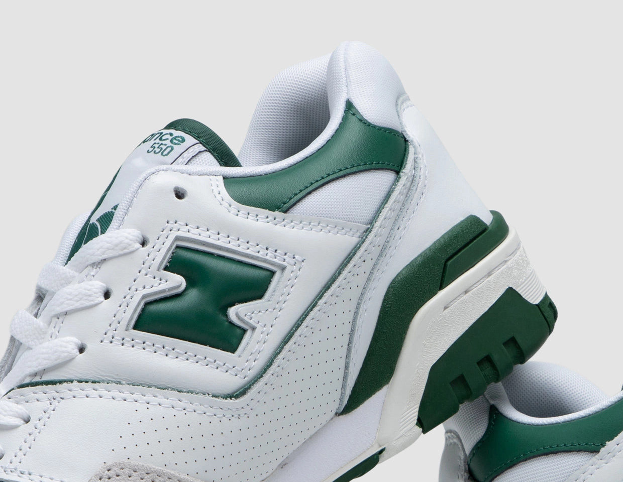 New Balance BB550WT1 White / Forest Green