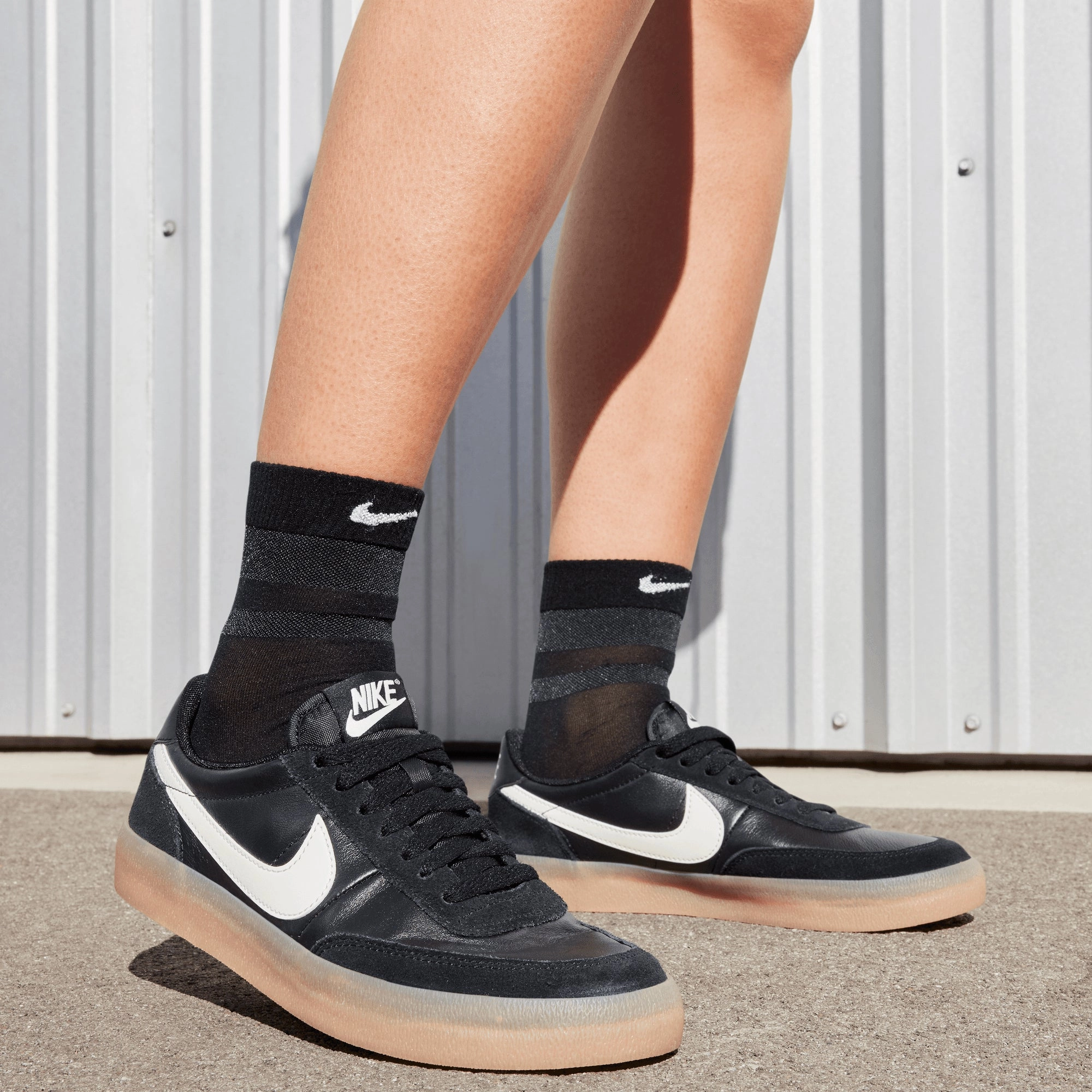 NIKE | KILLSHOT 2 { BLACK/SAIL-GUM YELLOW