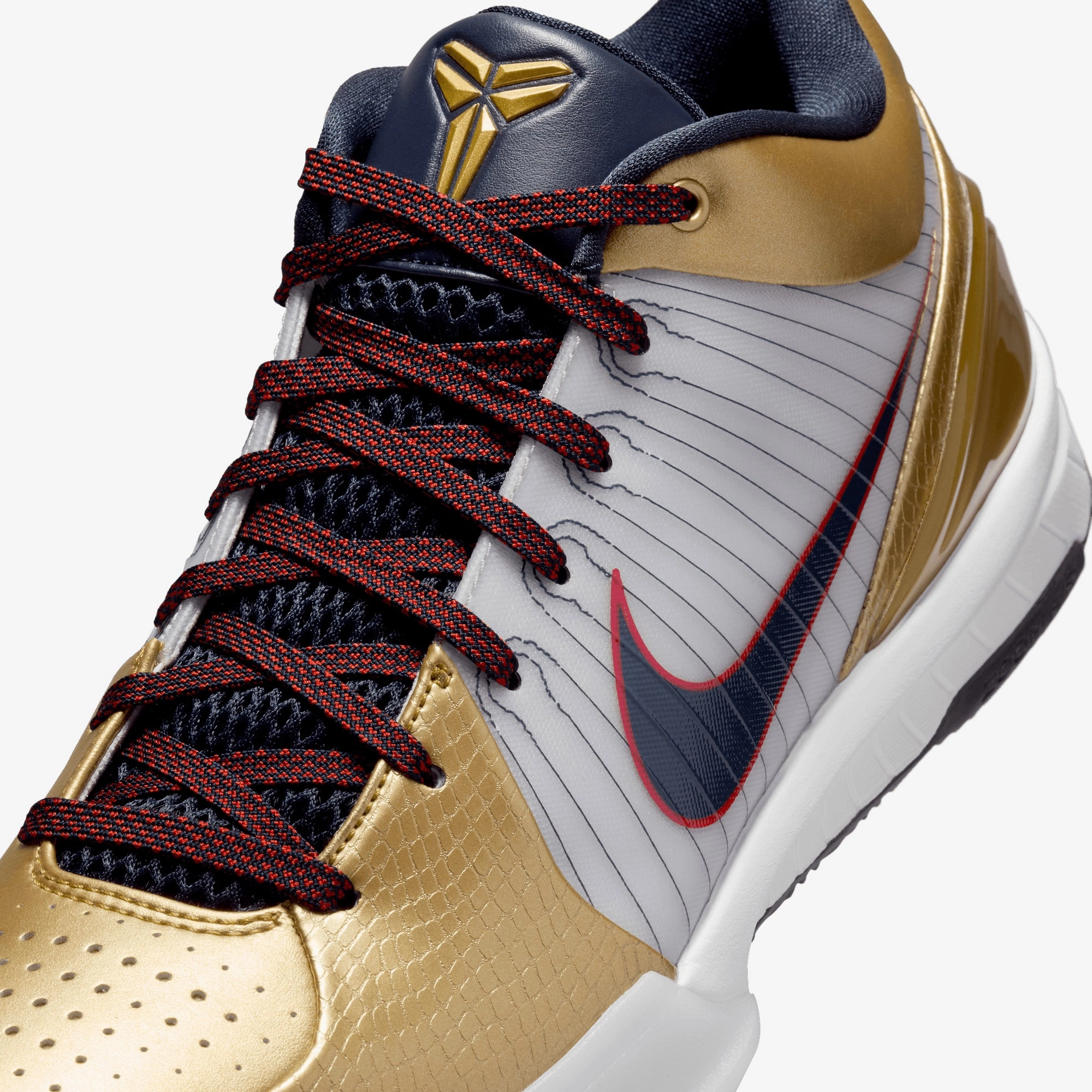 NIKE | KOBE BRYANT KOBE IV PROTRO { WHITE/DARK OBSIDIAN-VARSITY RED