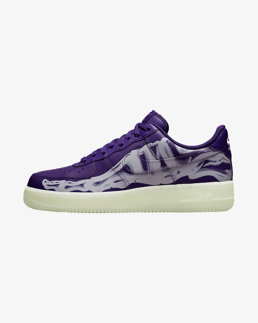 NIKE AIR FORCE1 LOW HALLOWEEN PURPLE SKELETON