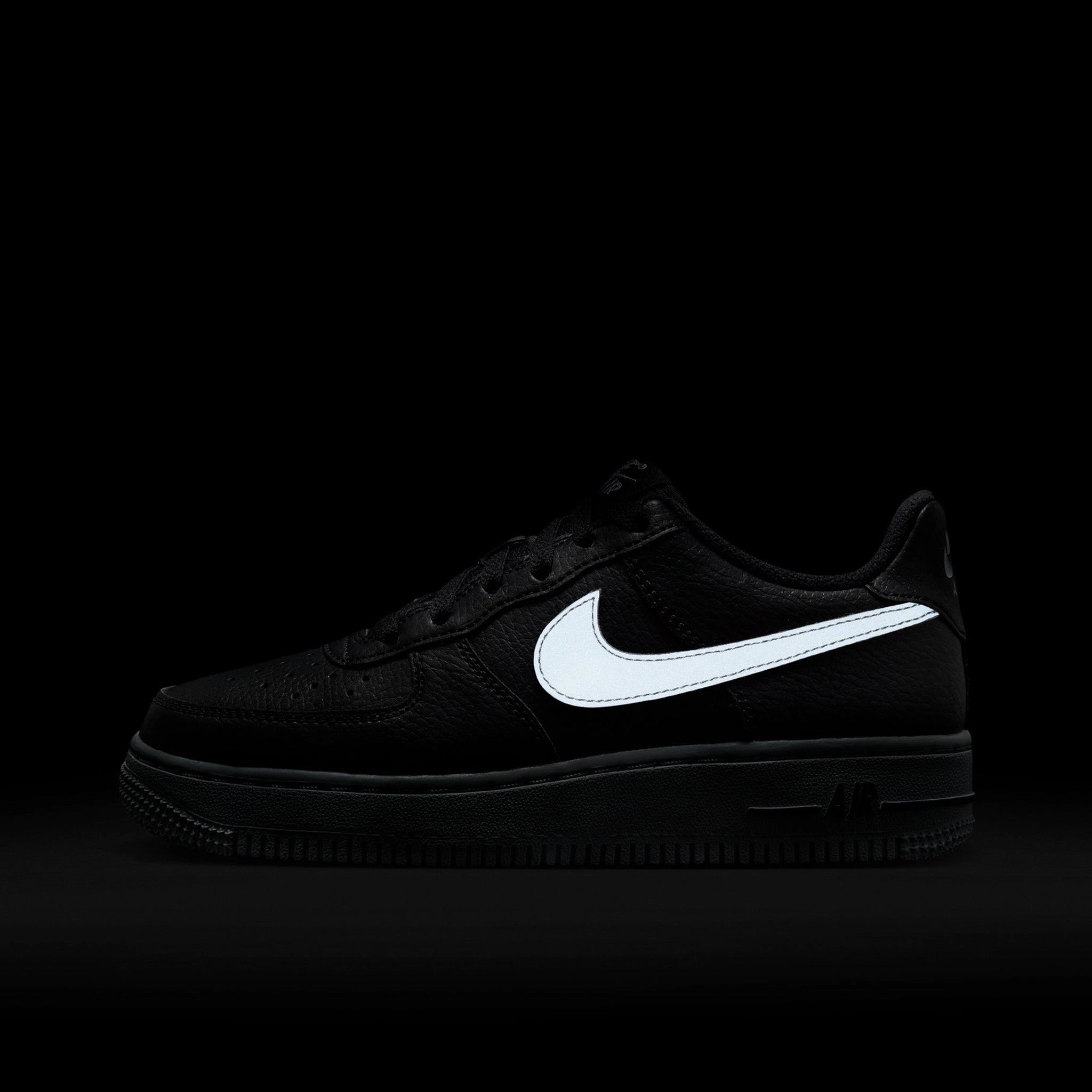 Nike Air Force 1 GS Black / Wolf Grey