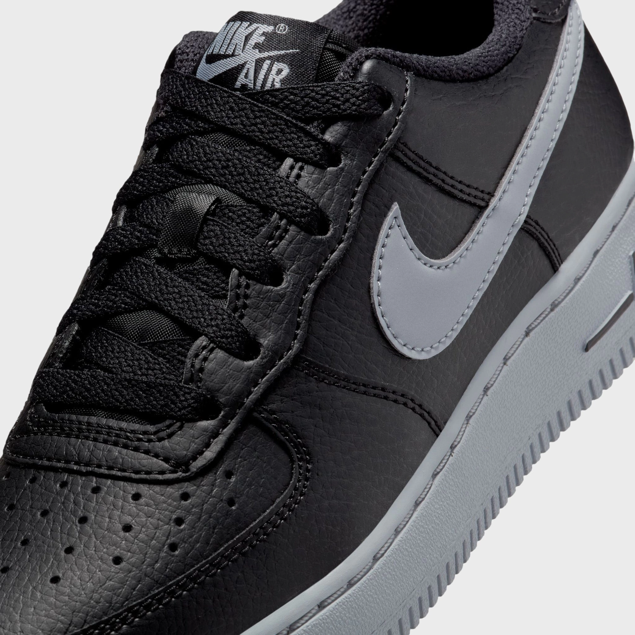 Nike Air Force 1 GS Black / Wolf Grey