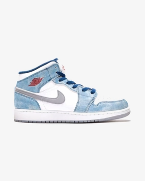 NIKE AIR JORDAN1 MID SE FRENCH BLUE FIRE RED