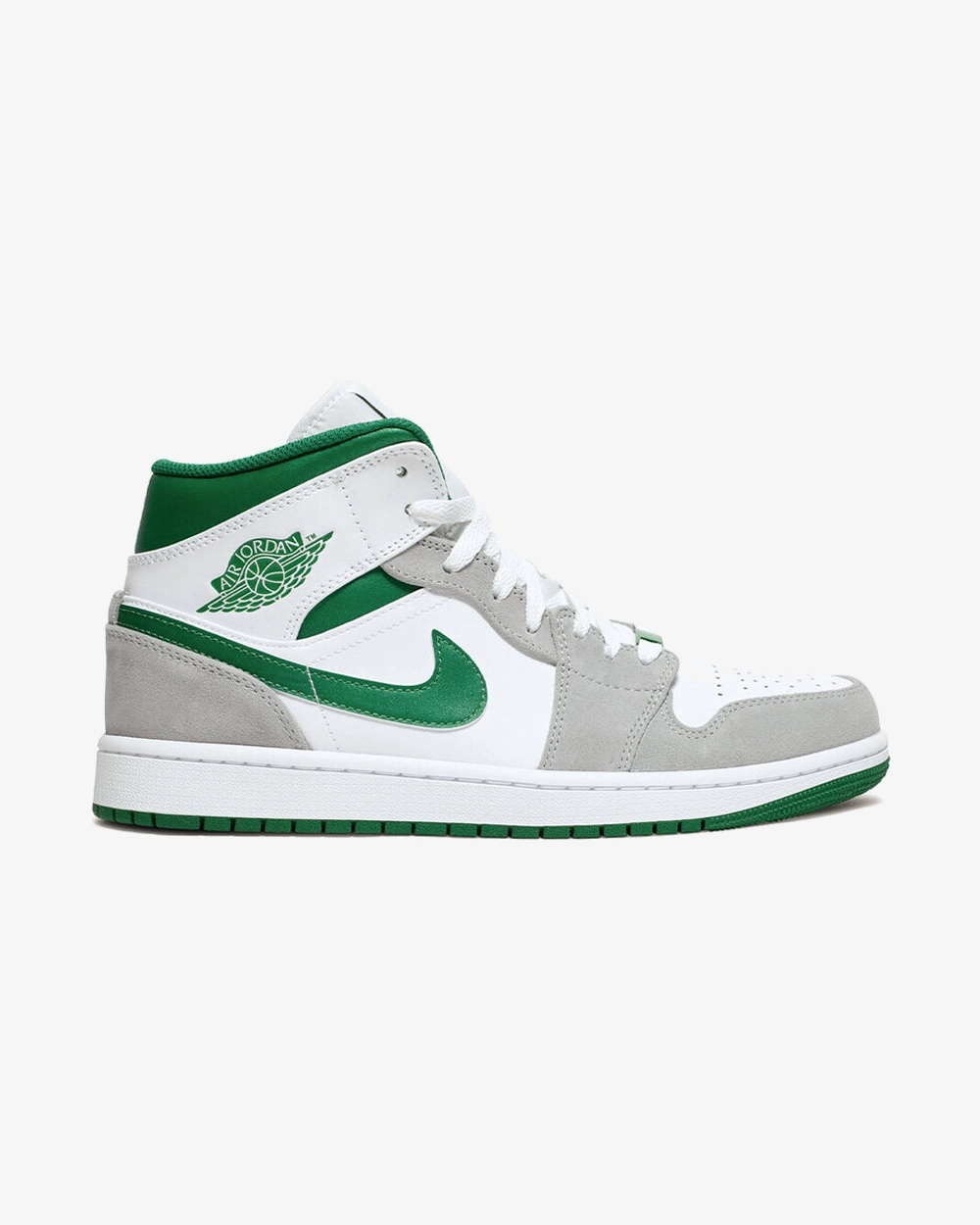 NIKE AIR JORDAN1 MID SE GREY GREEN (NEW)