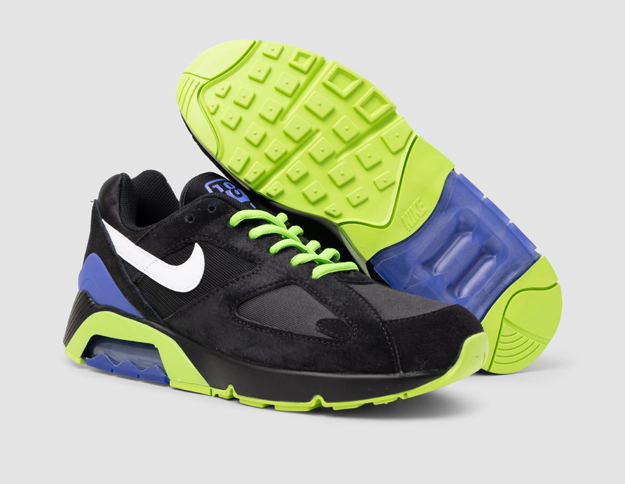 Nike Air Max 180 Black / White - Action Green