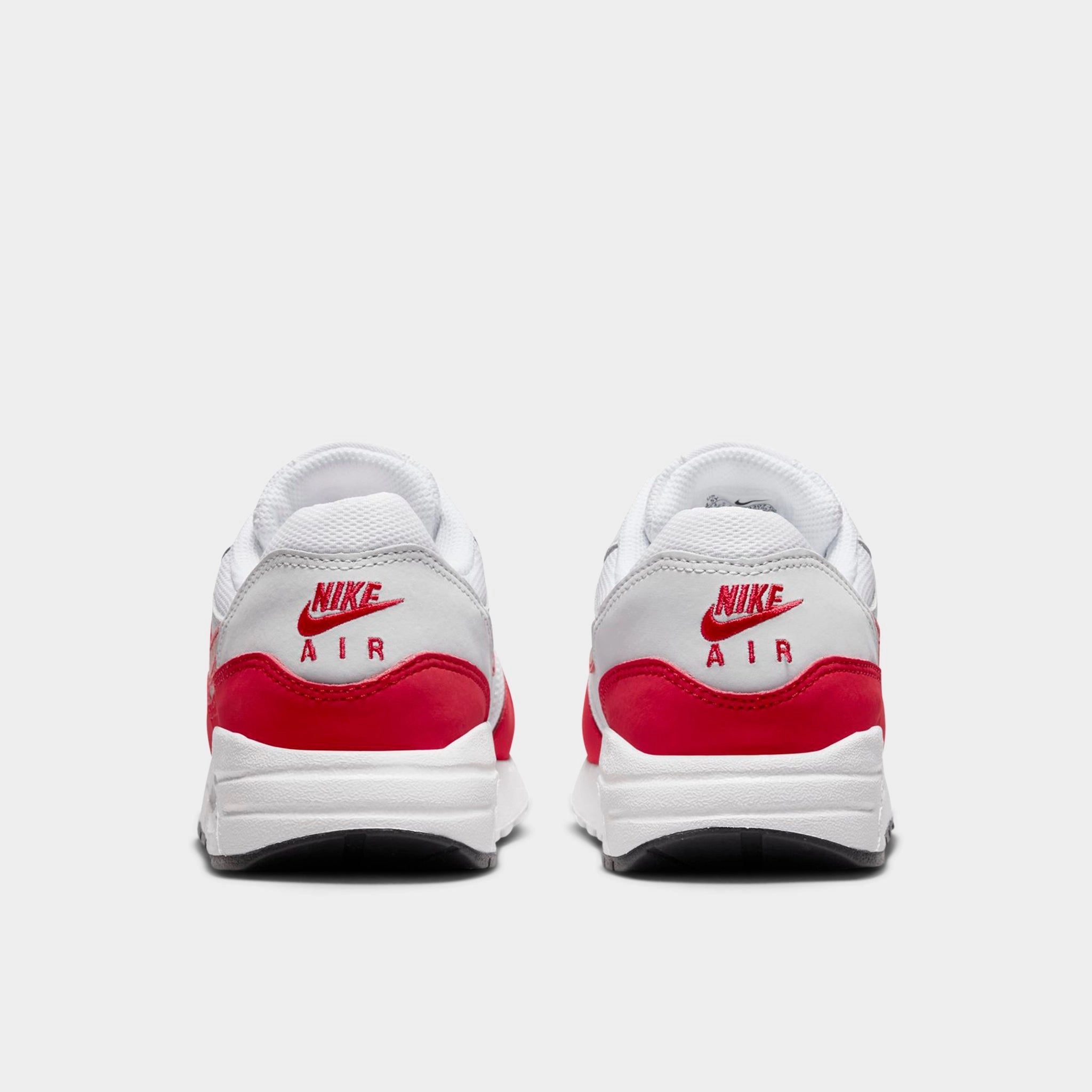 Nike Air Max 1 GS Neutral Grey / University Red - White